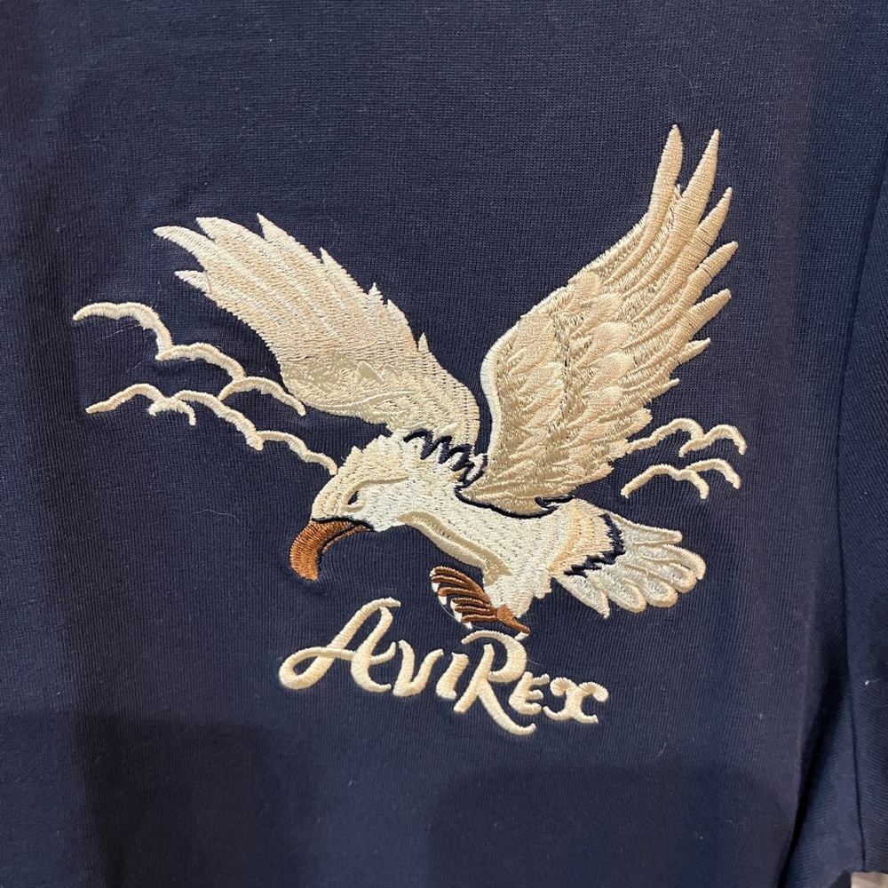 Avirex Embroidered Dark Blue Tee with Logo
NWOT - Picture 7 of 11
